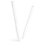 For Xiaomi Stylus Pen 2 Jelly Style Translucent Silicone Protective Pen Case(White) - 1