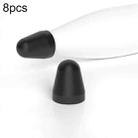 For Xiaomi Stylus Pen 2 8pcs / Set Silicone Wear-resistant Stylus Nib Cover(Black) - 1