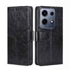 For Infinix Note 30 Vip 5G Geometric Stitching Leather Phone Case(Black) - 1