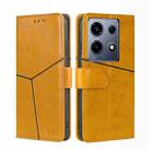 For Infinix Note 30 Vip 5G Geometric Stitching Leather Phone Case(Yellow) - 1