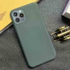 For iPhone 11 Pro Shockproof Frosted TPU Transparent Protective Case(Green) - 1