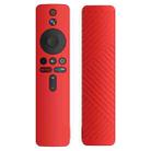 For Xiaomi 4K TV Stick Remote Control Liquid Silicone Protective Case(Red) - 1