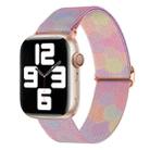 For Apple Watch 7 41mm Painted Pattern Nylon Replacement Watch Band(Symphony Bubbles) - 1