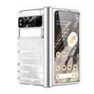 For Google Pixel Fold Integrated Electroplating Folding Phone Case(Silver) - 1