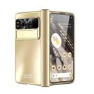 For Google Pixel Fold Integrated Electroplating Folding All-inclusive Phone Case(Gold) - 1