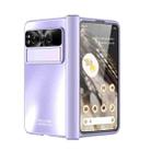 For Google Pixel Fold Integrated Electroplating Folding All-inclusive Phone Case(Purple) - 1