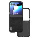 For Motorola Razr 50 ABEEL Black Edge Genuine Mino Phone Case(Black) - 1