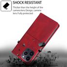 For TCL 50 SE 4G Cow Texture Magnetic Leather Phone Case(Red) - 3