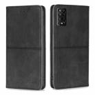 For TCL 50 5G Cow Texture Magnetic Leather Phone Case(Black) - 1