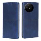 For TCL 50 XL Cow Texture Magnetic Leather Phone Case(Blue) - 1