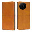 For TCL 50 XL Cow Texture Magnetic Leather Phone Case(Light Brown) - 1