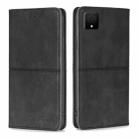 For TCL 502 Cow Texture Magnetic Leather Phone Case(Black) - 1