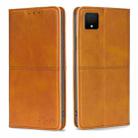 For TCL 502 Cow Texture Magnetic Leather Phone Case(Light Brown) - 1