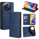 For TCL 60R 5G Cow Texture Magnetic Leather Phone Case(Blue) - 1