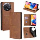 For TCL 60R 5G Cow Texture Magnetic Leather Phone Case(Light Brown) - 1
