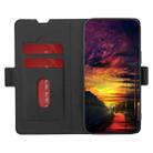 For Sharp Aquos R9 Twill Texture Side Button Leather Phone Case(Black) - 3