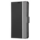 For Tecno Pova 6 5G Twill Texture Side Button Leather Phone Case(Black) - 2