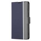 For Tecno Camon 30 Premier 5G Twill Texture Side Button Leather Phone Case(Blue) - 2