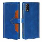 For TCL 50 5G Skin Feel Magnetic Buckle Leather Phone Case(Blue) - 1