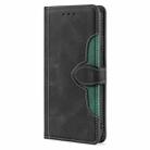 For TCL 502 Skin Feel Magnetic Buckle Leather Phone Case(Black) - 2