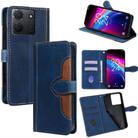 For TCL 503 4G Skin Feel Magnetic Buckle Leather Phone Case(Blue) - 1