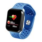 F8 Pro 1.3 inch Touch Screen Smart Bracelet, Support Sleep Monitor / Blood Pressure Monitoring / Blood Oxygen Monitoring / Heart Rate Monitoring, Shell Color:Black(Blue) - 1