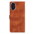 For Honor 200 Pro Flower Butterfly Embossing Pattern Leather Phone Case(Brown) - 3