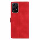 For Honor 200 Lite Global Flower Butterfly Embossing Pattern Leather Phone Case(Red) - 3