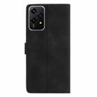 For Honor 200 Lite Global Flower Butterfly Embossing Pattern Leather Phone Case(Black) - 3