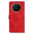 For Honor Magic7 Pro Flower Butterfly Embossing Pattern Leather Phone Case(Red) - 3