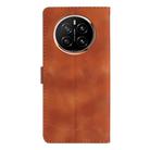 For Honor Magic7 Pro Flower Butterfly Embossing Pattern Leather Phone Case(Brown) - 3
