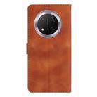 For Honor X9c Flower Butterfly Embossing Pattern Leather Phone Case(Brown) - 3