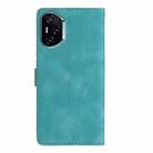 For Honor 400 Global 156.5mm Flower Butterfly Embossing Pattern Leather Phone Case(Sky Blue) - 3