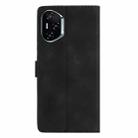 For Honor 400 Global 156.5mm Flower Butterfly Embossing Pattern Leather Phone Case(Black) - 3