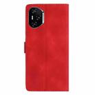 For Honor 400 Pro Global 160.8mm Flower Butterfly Embossing Pattern Leather Phone Case(Red) - 3