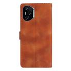 For Honor 400 Pro Global 160.8mm Flower Butterfly Embossing Pattern Leather Phone Case(Brown) - 3