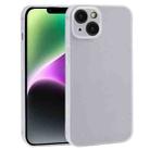 For iPhone 14 Plus Frosted Solid Color TPU Phone Case(Translucent) - 1