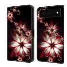 For Google Pixel 6 Crystal 3D Shockproof Protective Leather Phone Case(Fantastic Flower) - 1