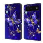 For Google Pixel 6 Crystal 3D Shockproof Protective Leather Phone Case(Diamond Butterfly) - 1