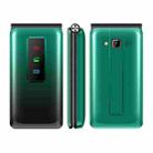 UNIWA T320E Flip Phone, 2.4 inch, SC6531E, Support Bluetooth, Torch, FM, GSM, Dual SIM(Green) - 1