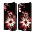 For Huawei P20 Pro Crystal 3D Shockproof Protective Leather Phone Case(Fantastic Flower) - 1
