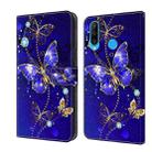 For Huawei P30 Lite Crystal 3D Shockproof Protective Leather Phone Case(Diamond Butterfly) - 1