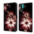 For Huawei P30 Pro Crystal 3D Shockproof Protective Leather Phone Case(Fantastic Flower) - 1