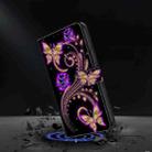 For Huawei P30 Pro Crystal 3D Shockproof Protective Leather Phone Case(Purple Flower Butterfly) - 5