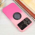 For iPhone 13 Pro Max Gradient Silicone Shockproof Magsafe Phone Case with Lens Film(Pink Rose) - 4