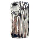 For iPhone 8 Plus / 7 Plus Electroplating Water Ripple TPU Phone Case(Silver) - 1