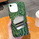 For iPhone SE 2022 /2020 / 8 / 7 Embossed Rock Texture Mirror TPU Phone Case(Green) - 1