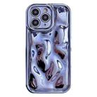 For iPhone 11 Pro Max Electroplating Meteorite Texture TPU Phone Case(Blue) - 1