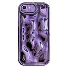 For iPhone 6 Plus / 6s Plus Electroplating Meteorite Texture TPU Phone Case(Purple) - 1