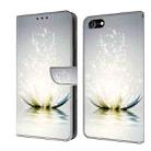 For iPhone 6 / 7 Crystal 3D Shockproof Protective Leather Phone Case(Light Lotus) - 1